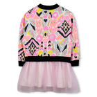 Vestido bimaterial BILLIEBLUSH 
                    GIRL