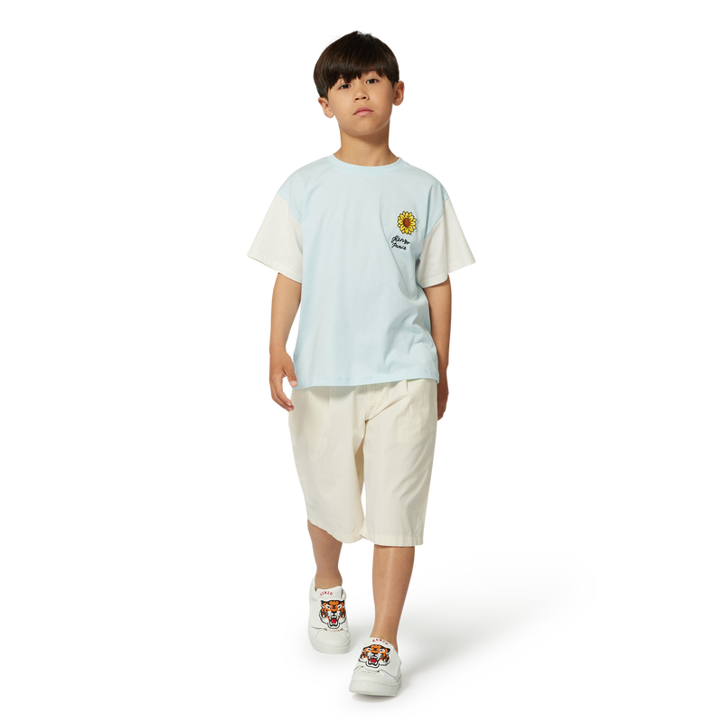 Bermudas lisas de algod&atilde;o KENZO KIDS 
                        BOY