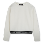Sweatshirt de manga comprida KARL LAGERFELD KIDS 
                    GIRL