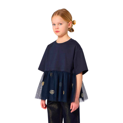 Camisa T-shirt fantasia KENZO KIDS MENINA