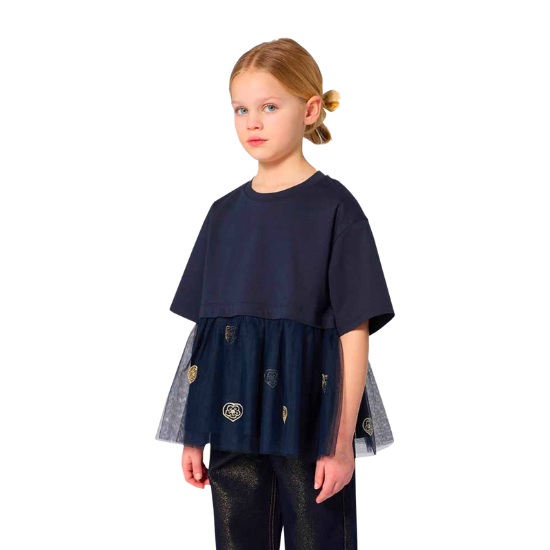 Camisa T-shirt fantasia KENZO KIDS 
                        MENINA