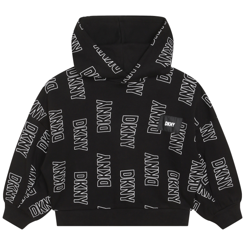 Hooded cotton sweatshirt DKNY 
                    GIRL