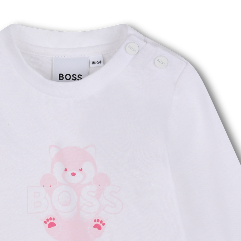 Camiseta de manga longa BOSS 
                        GIRL