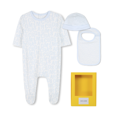 Conjunto de pijama, babador e chapéu MARC JACOBS UNISEX
