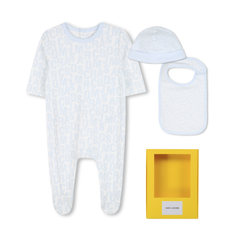 Conjunto de pijama, babador e chapéu MARC JACOBS 
                        UNISEX