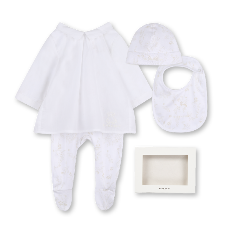 Conjunto de pijama e babador GIVENCHY 
                        UNISSEX