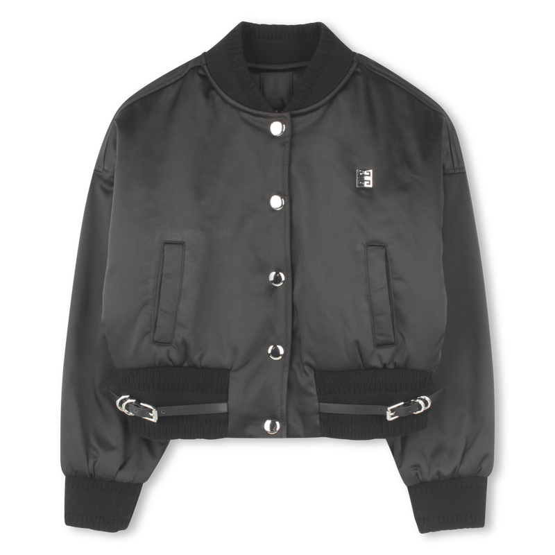 Satin snap fastener jacket GIVENCHY 
                    GIRL