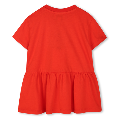 Vestido de manga curta KENZO KIDS GIRL