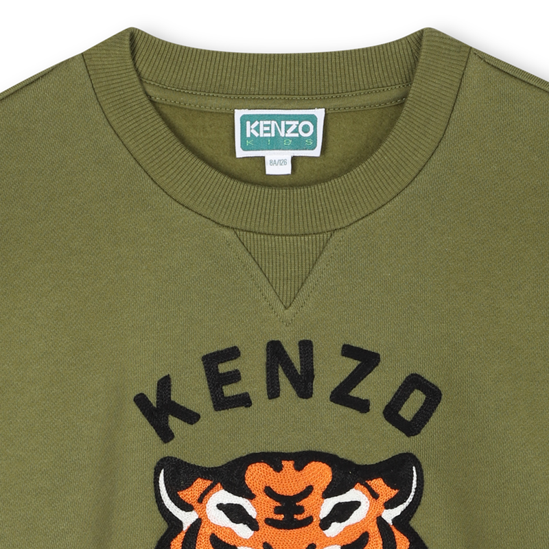 Moletom de lã não escovada KENZO KIDS 
                    BOY
