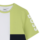 T-shirt em piqu&eacute; de algod&atilde;o BOSS 
                    BOY