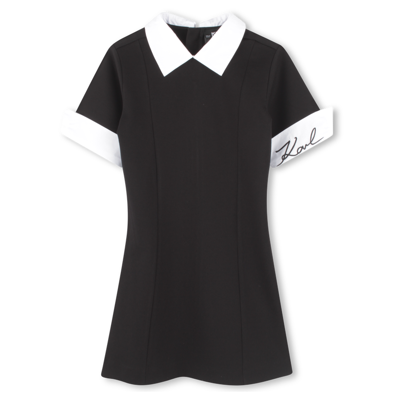 Vestido de manga curta KARL LAGERFELD KIDS 
                        GIRL