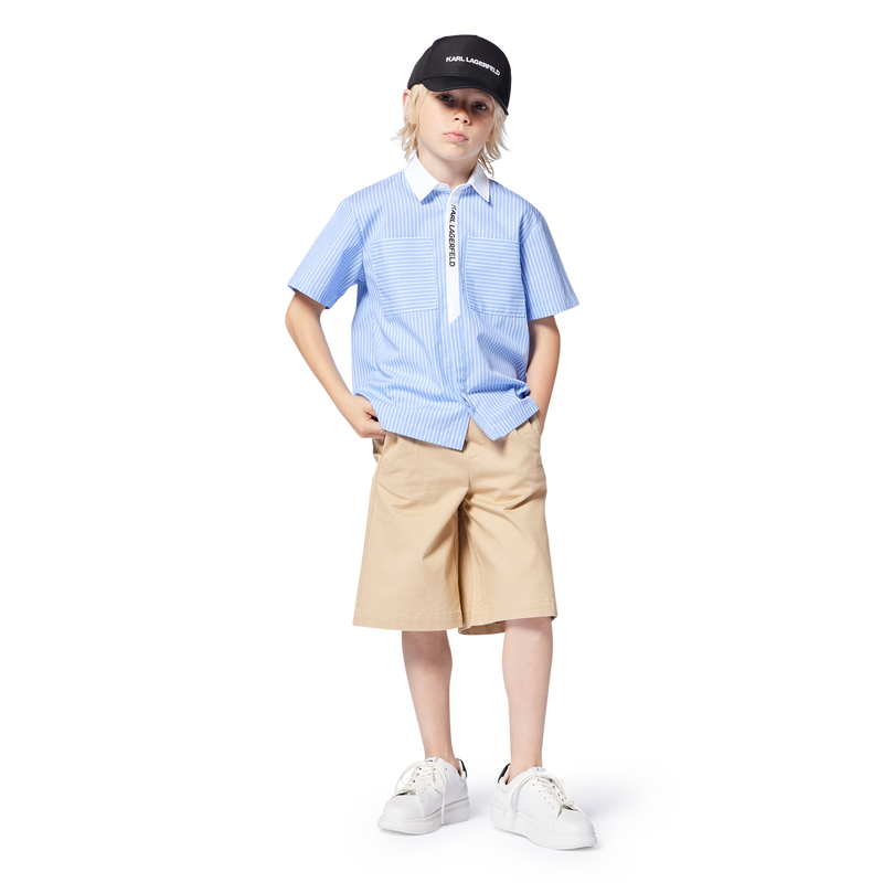 Bon&eacute; bordado ajust&aacute;vel KARL LAGERFELD KIDS 
                        BOY