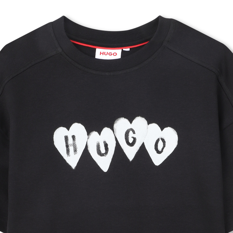 T-shirt de manga curta HUGO 
                        GIRL