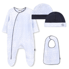 Conjunto de pijama, babador e chap&eacute;u BOSS 
                    BOY
