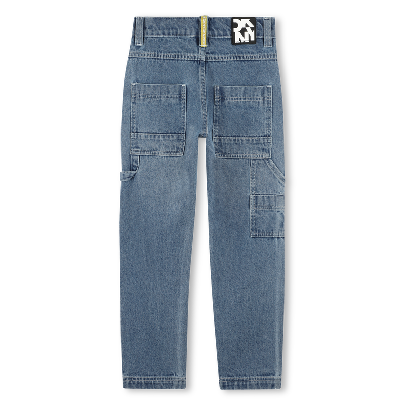 Jeans com cintura ajust&aacute;vel DKNY 
                        UNISEX