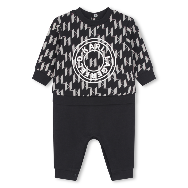 Macac&atilde;o estampado KARL LAGERFELD KIDS 
                        BOY