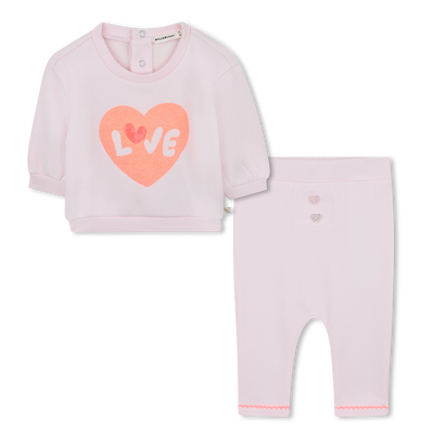 Conjunto de moletom e leggings BILLIEBLUSH GIRL