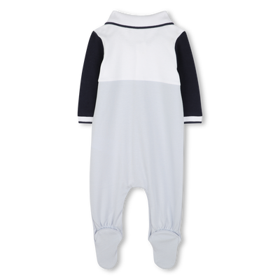 Pijama tricolor com gola polo BOSS BOY