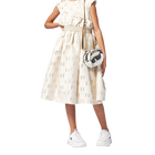 Bolsa de lona revestida KARL LAGERFELD KIDS 
                    GIRL
