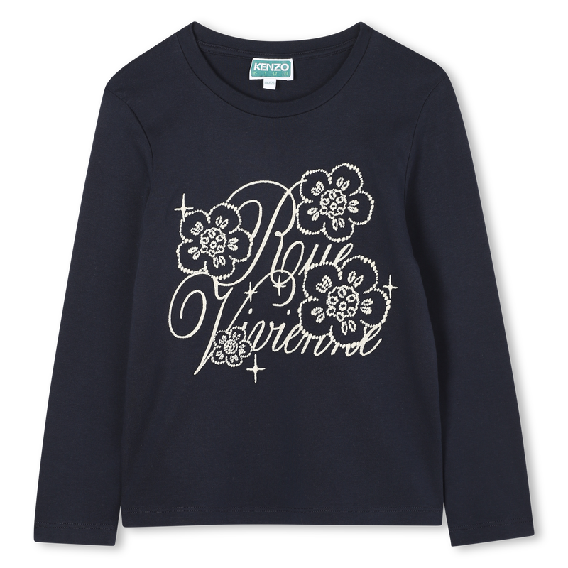 Camiseta de manga comprida KENZO KIDS 
                    GIRL