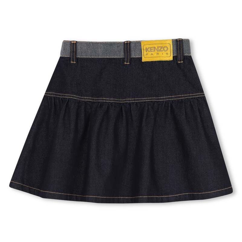 Saia de denim KENZO KIDS 
                        GIRL