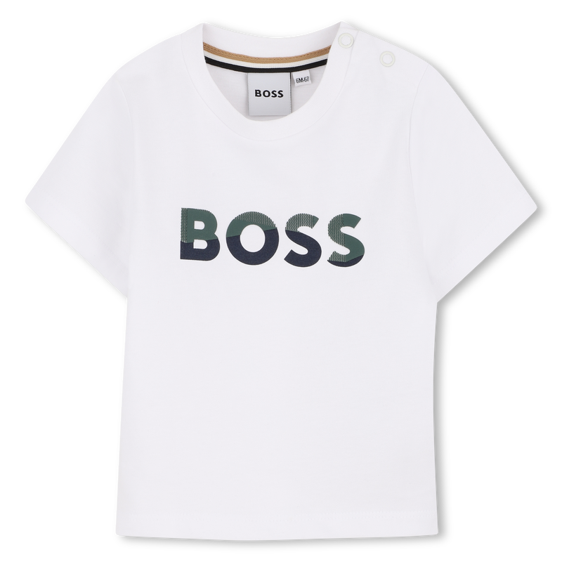 CONJUNTO DE T-SHIRTS E CAL&Ccedil;&Otilde;ES BERMUDAS BOSS 
                        BOY