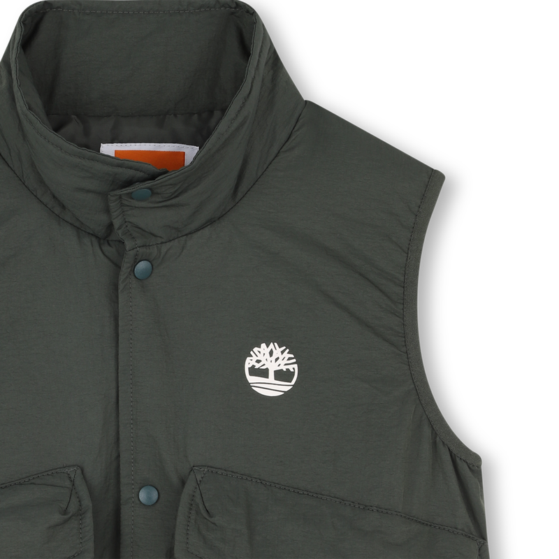 Blus&atilde;o acolchoado sem mangas TIMBERLAND 
                        BOY