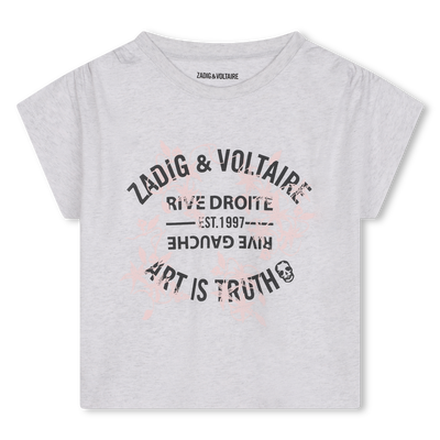 T-shirt de manga curta ZADIG & VOLTAIRE GIRL