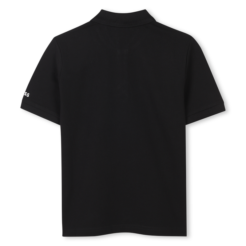 Polo corte direito com faixas BOSS 
                        BOY