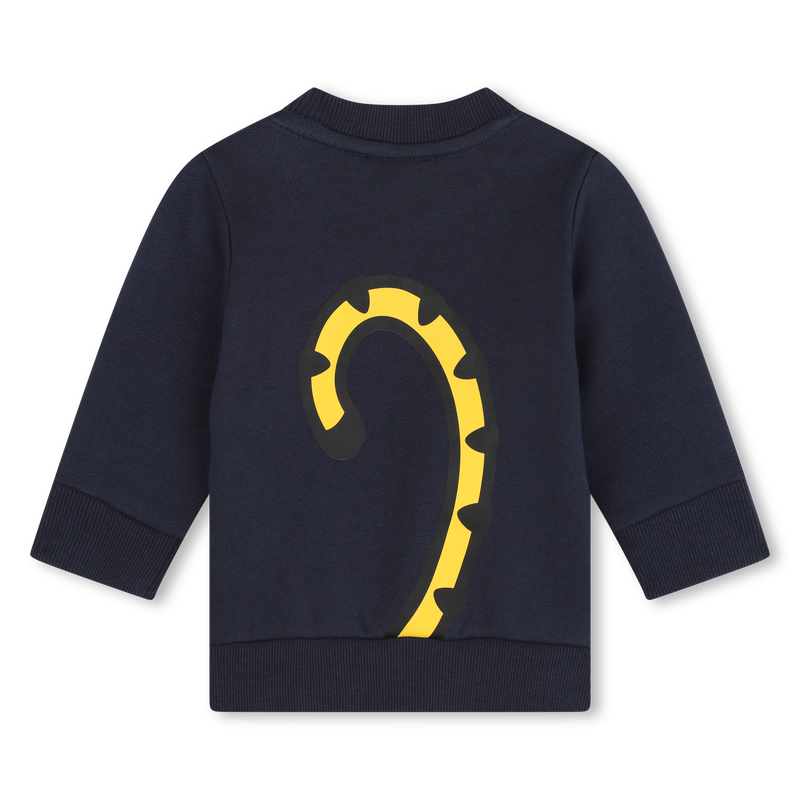Sweatshirt em molet&atilde;o KENZO KIDS 
                        BOY