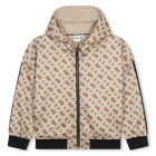 Cardig&atilde; em jacquard com capuz BOSS 
                    GIRL