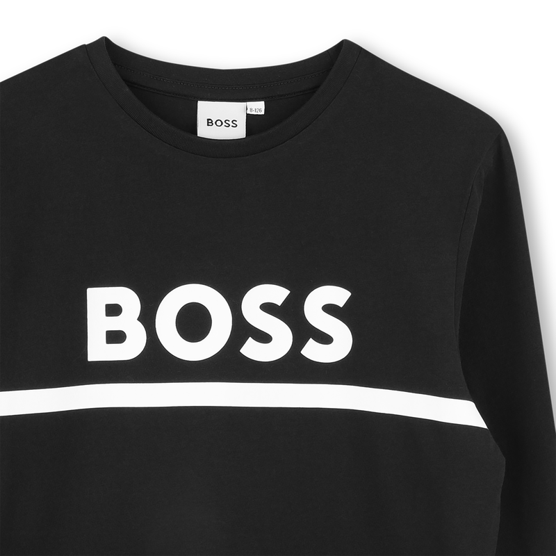T-SHIRT DE MANGA COMPRIDA BOSS 
                        BOY
