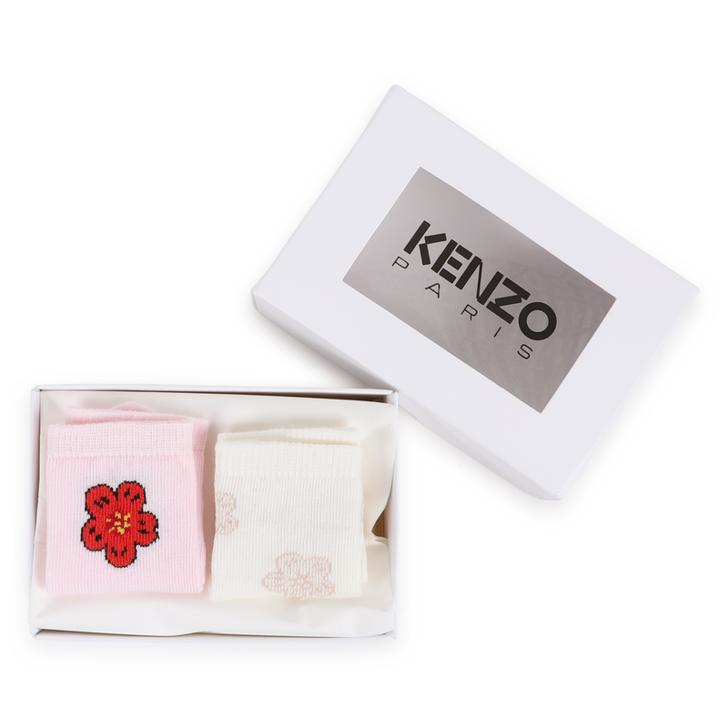 CONJUNTO DE 2 PARES DE MEIAS KENZO KIDS 
                        UNISEX