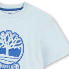 T-shirt bicolor com log&oacute;tipo TIMBERLAND 
                    BOY