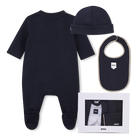 Conjunto de pijama, touca e babador BOSS 
                    BOY