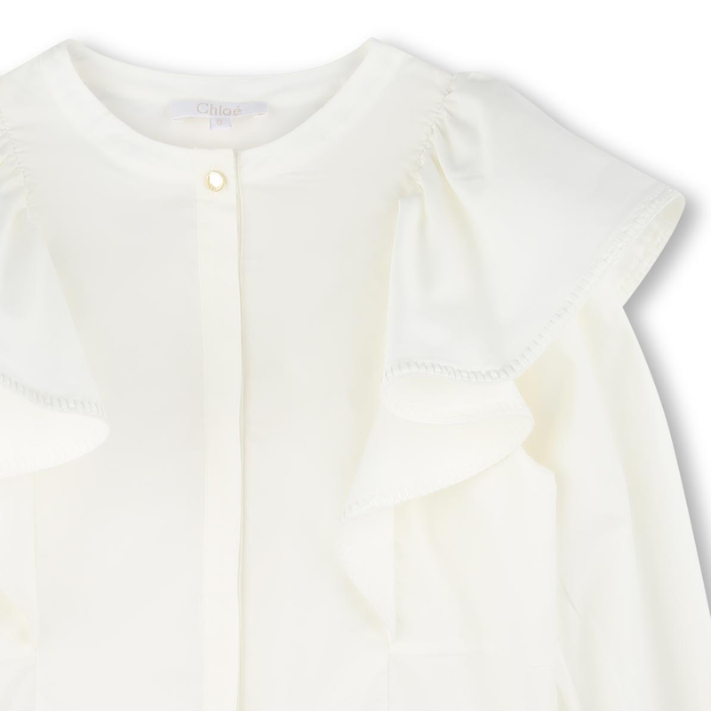 Blusa de cerimónia com folhos CHLOE 
                    GIRL