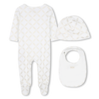 Conjunto de pijama, babador e chap&eacute;u MICHAEL KORS 
                    MENINA