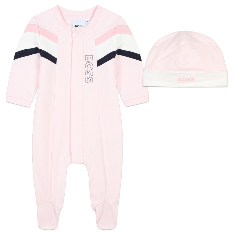 Conjunto de pijama e touca BOSS 
                    GIRL