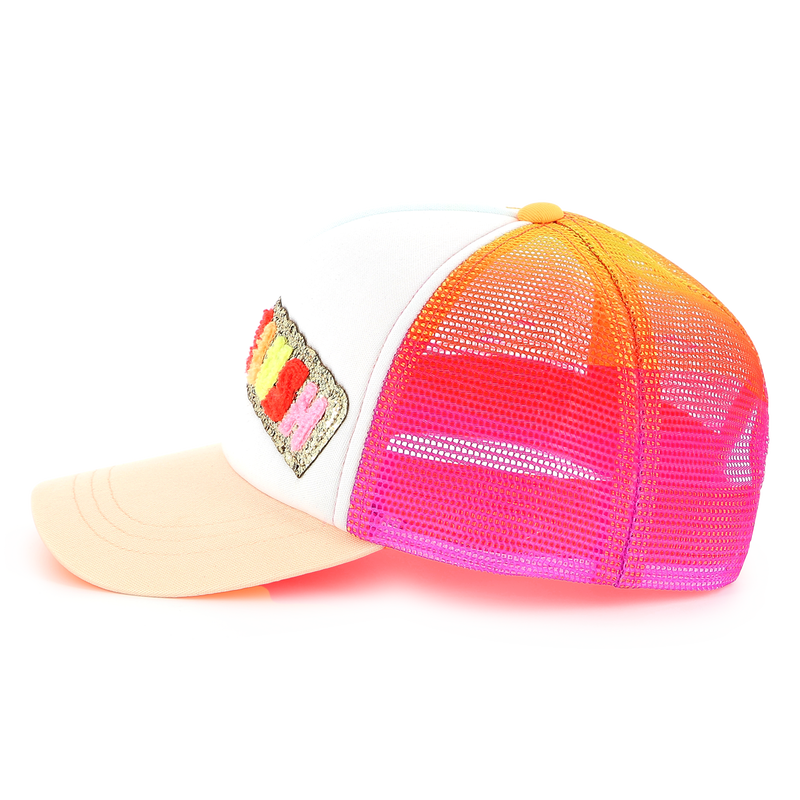 Bon&eacute; com emblema ri&ccedil;ado BILLIEBLUSH 
                        GIRL