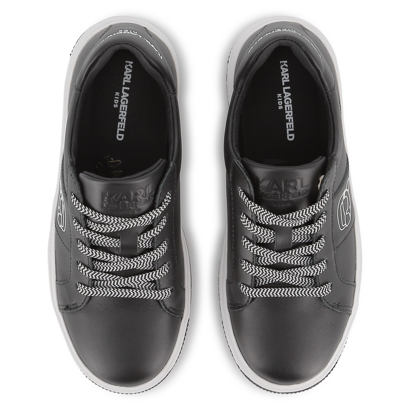 Tênis de cano baixo com cadarço KARL LAGERFELD KIDS 
                    UNISEX