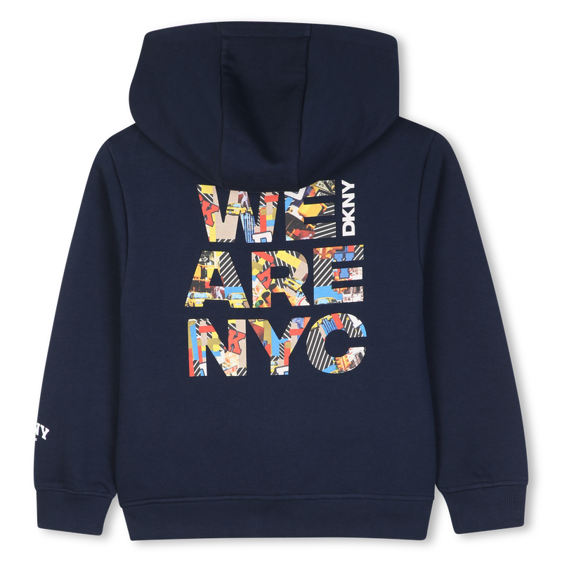 Cardigan  com capuz DKNY 
                        MENINO