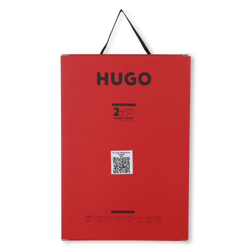 Pack de 2 cuecas boxer HUGO 
                    BOY