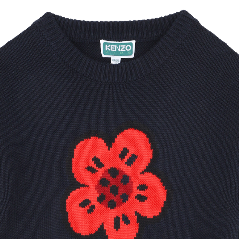 Vestido de malha KENZO KIDS 
                    GIRL
