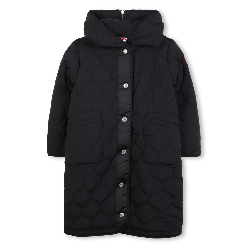 Parka comprida com capuz HUGO 
                    GIRL