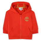 Sweatshirt com fecho com capuz TIMBERLAND 
                    BOY