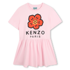 Vestido reunido na cintura KENZO KIDS 
                    GIRL