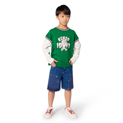 Camiseta de manga longa KENZO KIDS BOY