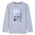 Camiseta de manga longa, AZUL CE&Uacute;, hi-res