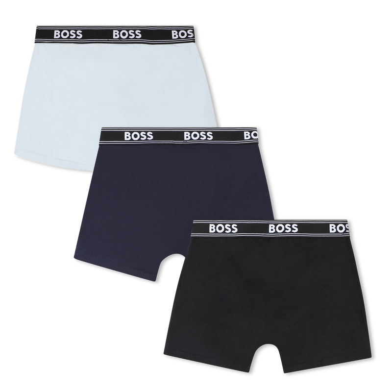 Pack de 3 cuecas boxer jersey BOSS 
                    BOY