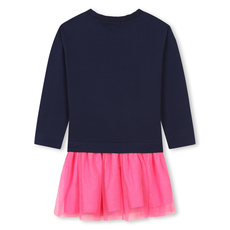 Vestido bi-matéria BILLIEBLUSH 
                    GIRL